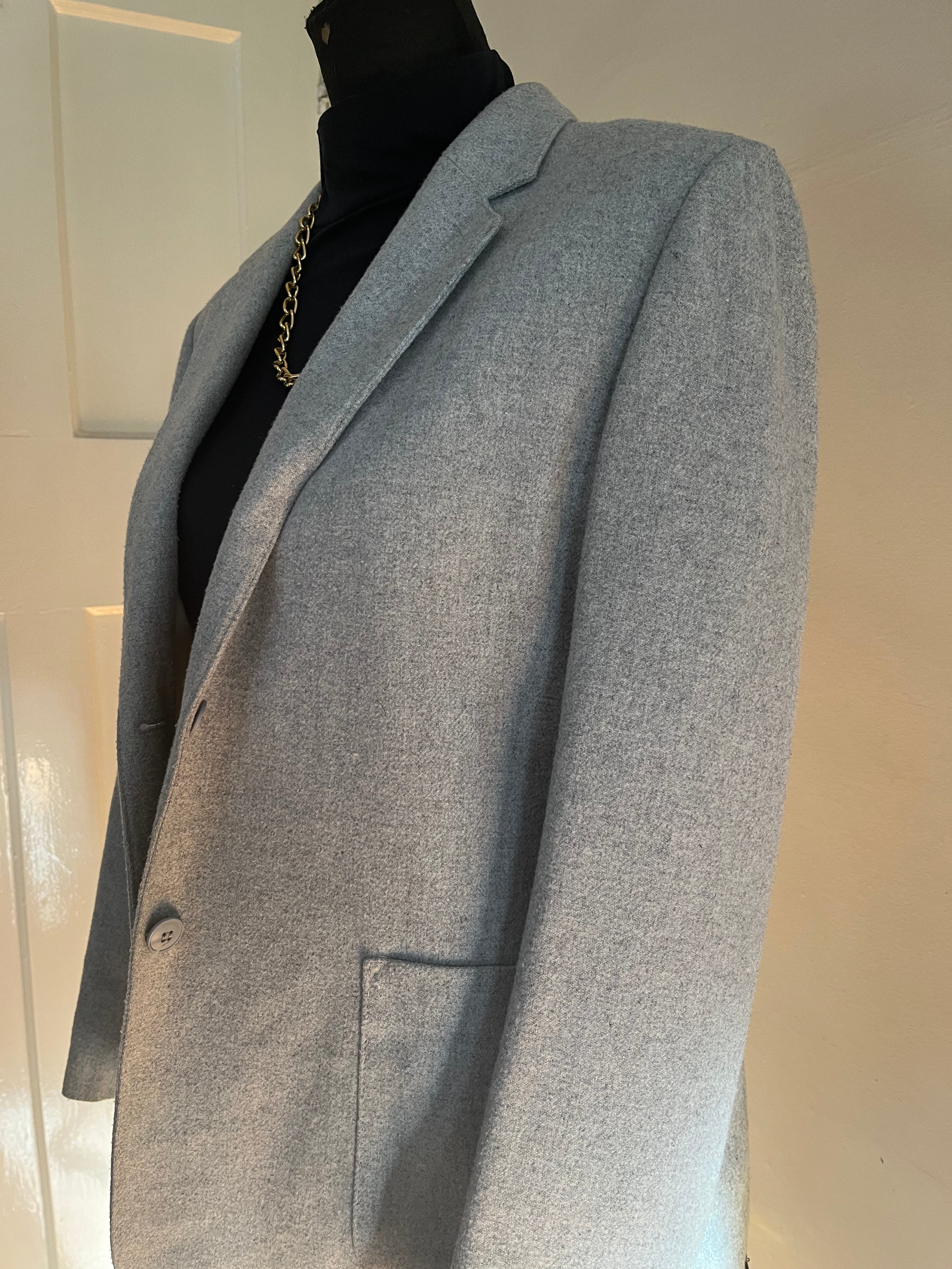 Grey Wool Blazer