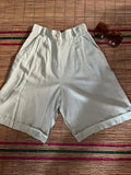 Light Green Highwaist Shorts