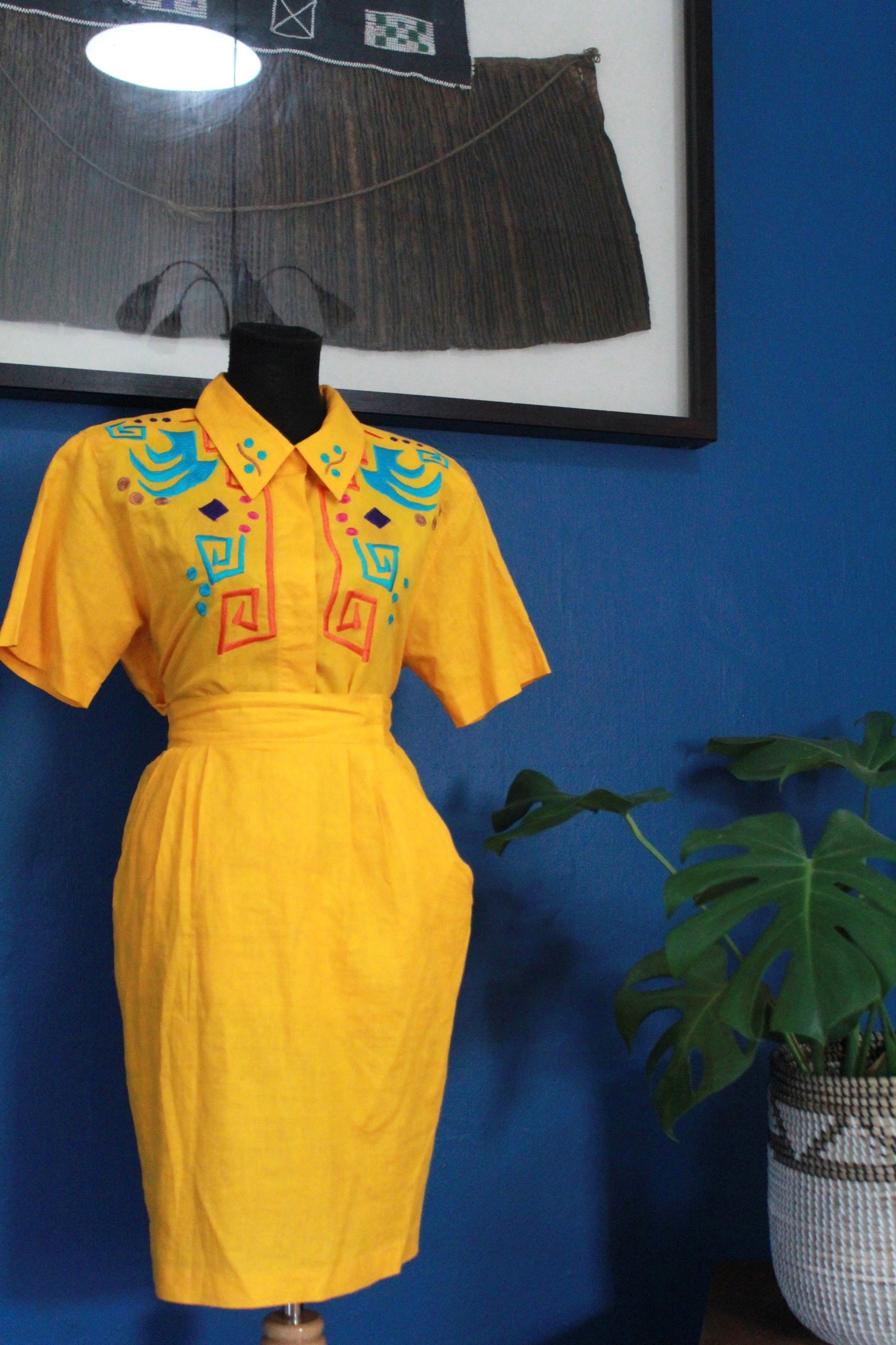 Vintage Yellow Two-Piece