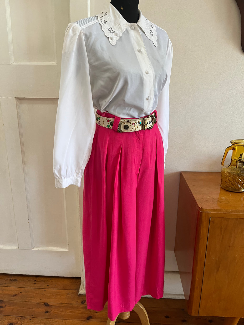 Pink Culotte Pants