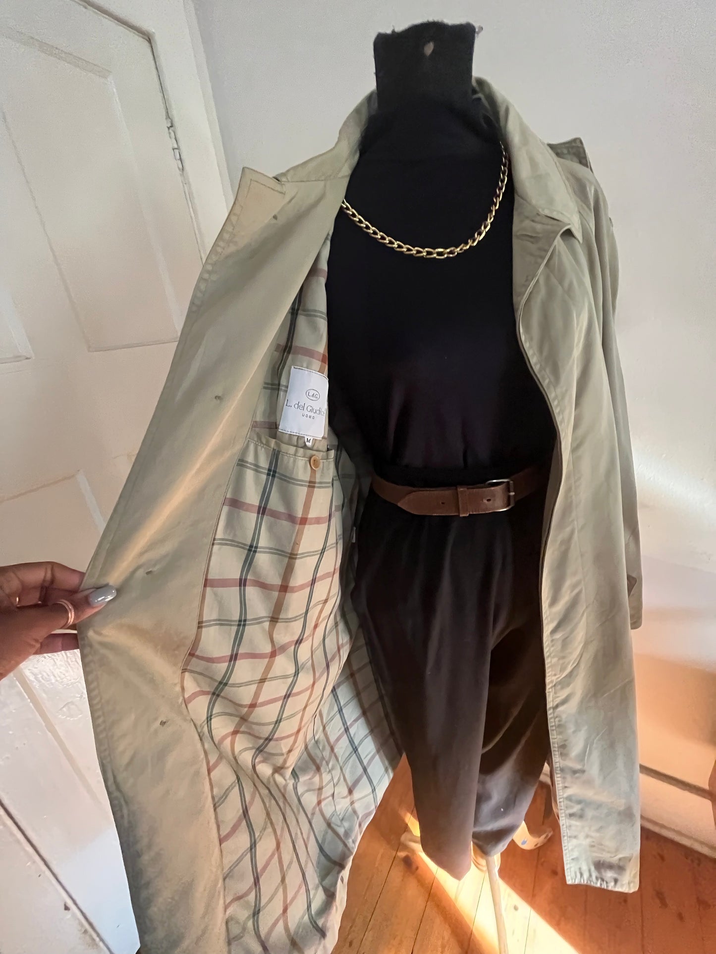 Beige Classic Trench Coat