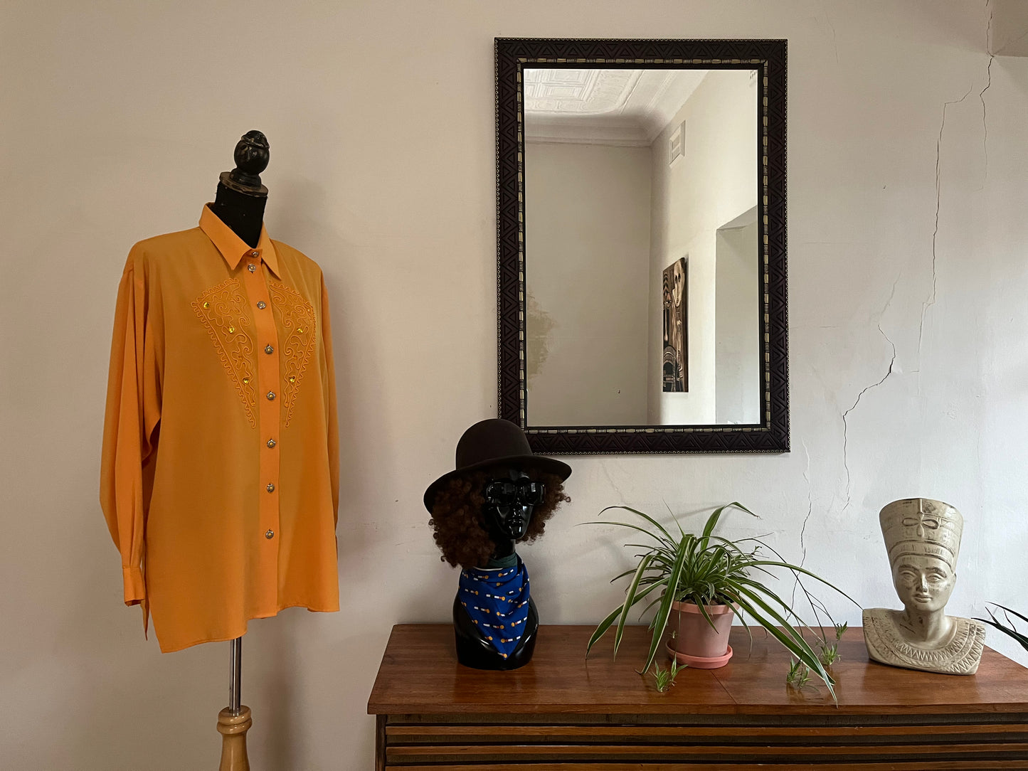 Mustard Vintage Blouse
