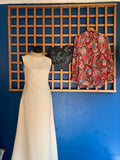 Cream & Gold Vintage Dress