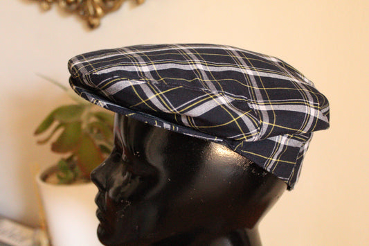 Vintage Tartan Print Cap