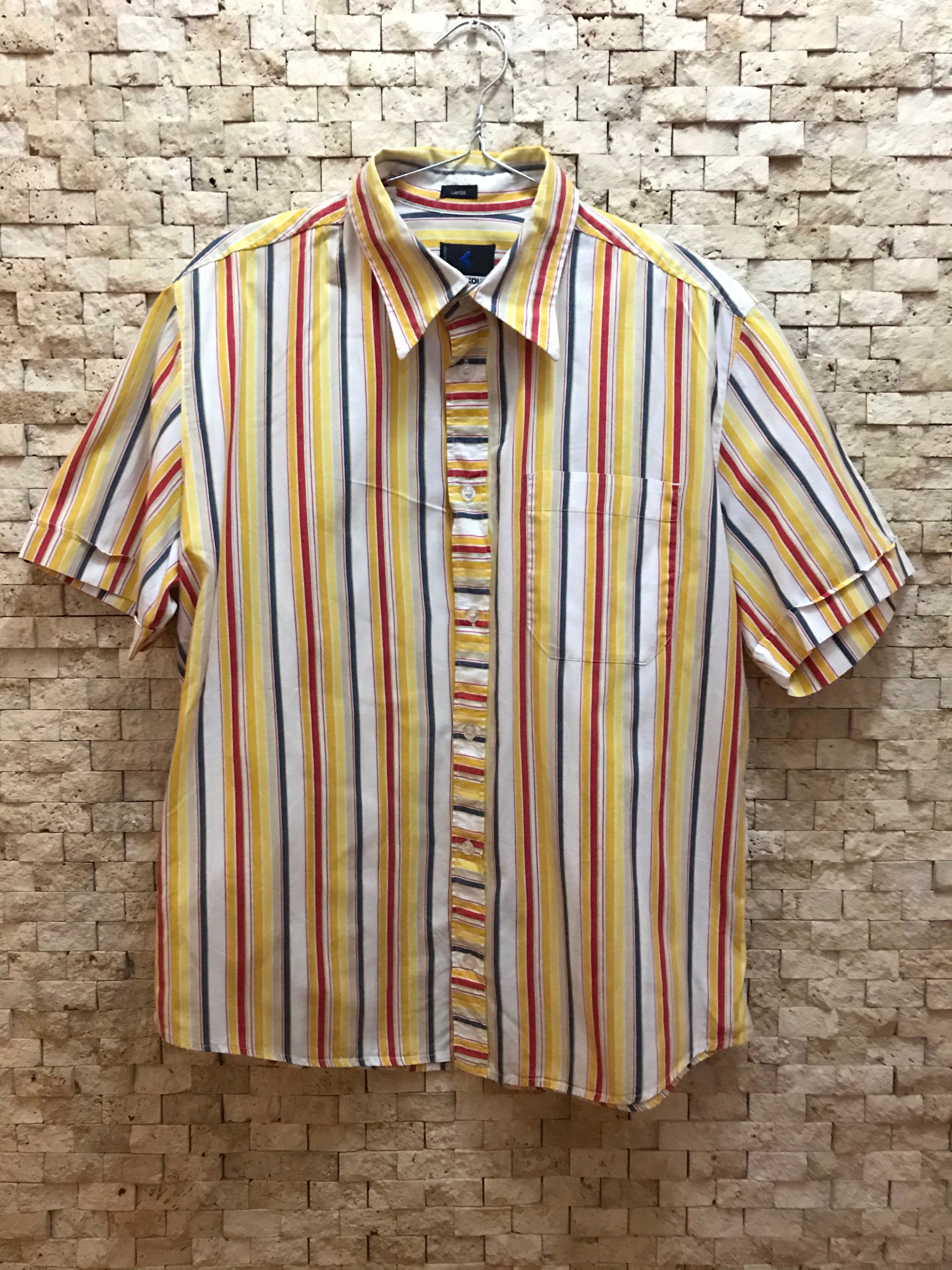 Striped short sleeved shirt
