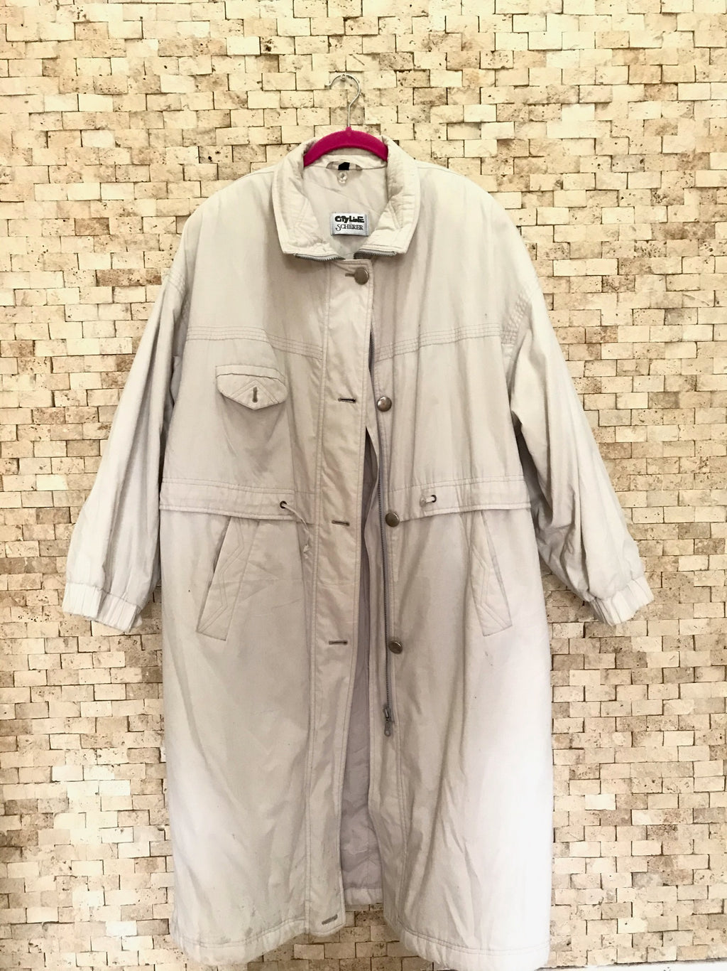 Cream Parka Jacket