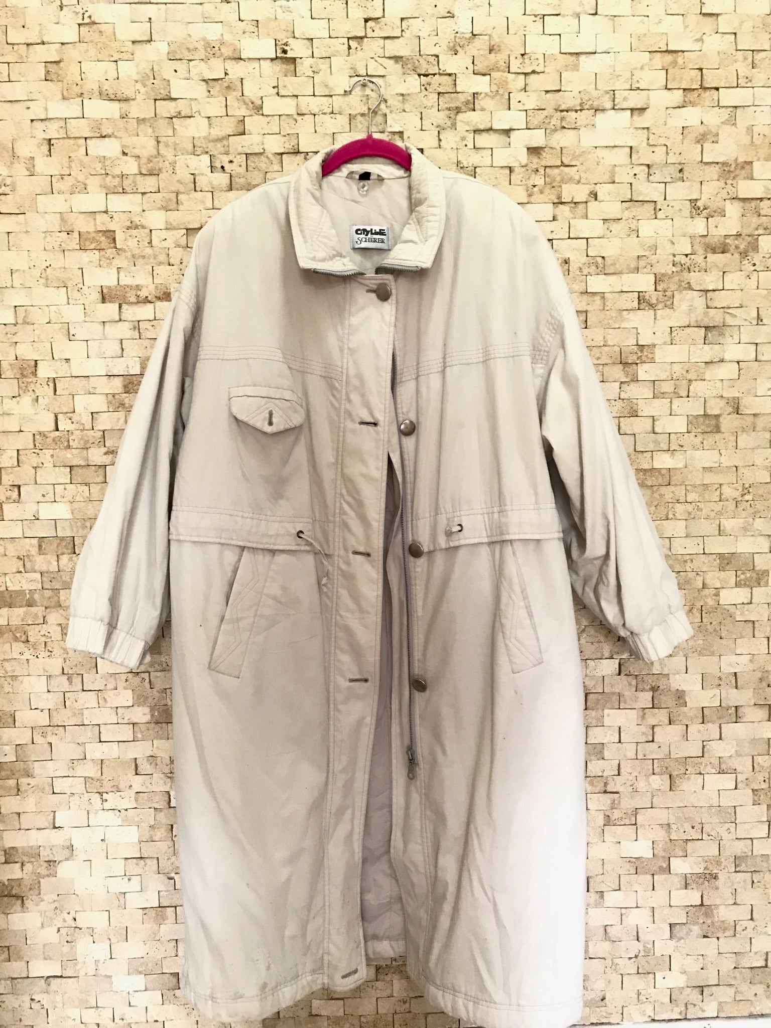 Cream Parka Jacket