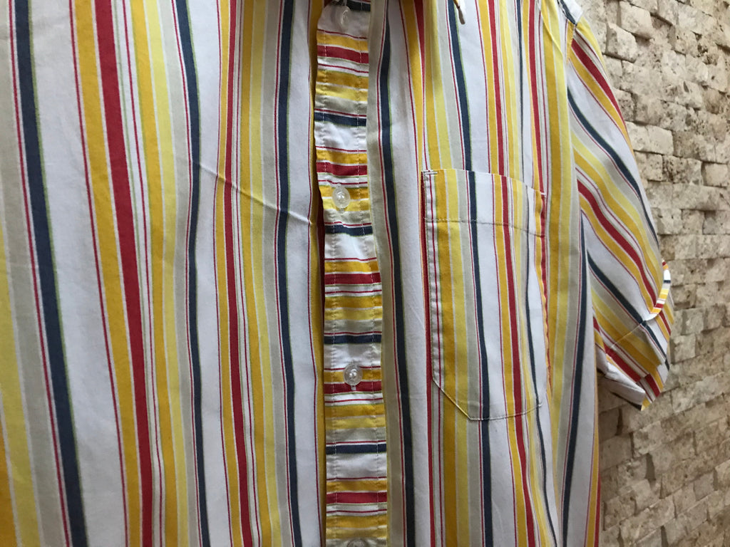 Striped short sleeved shirt