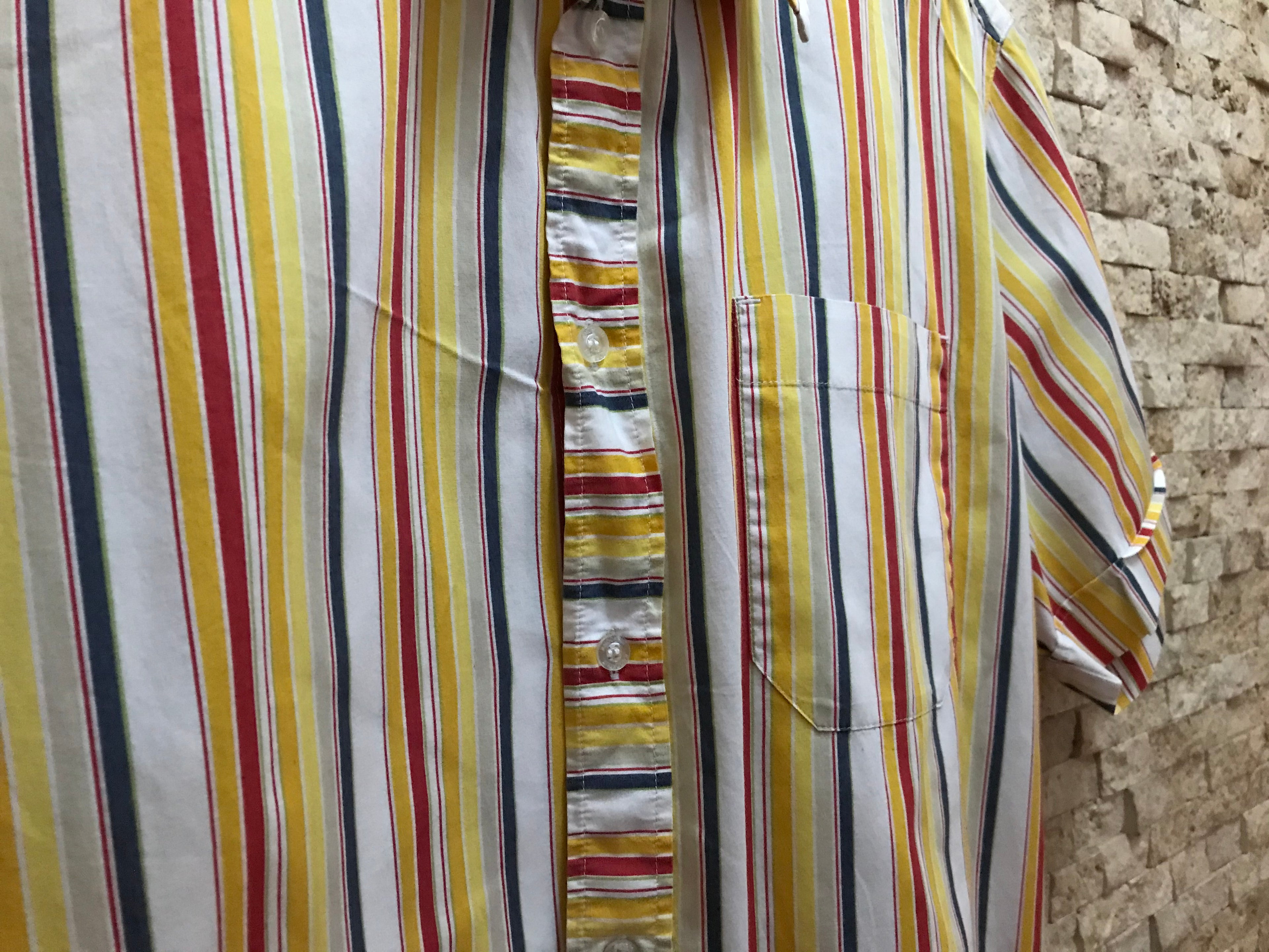 Striped short sleeved shirt