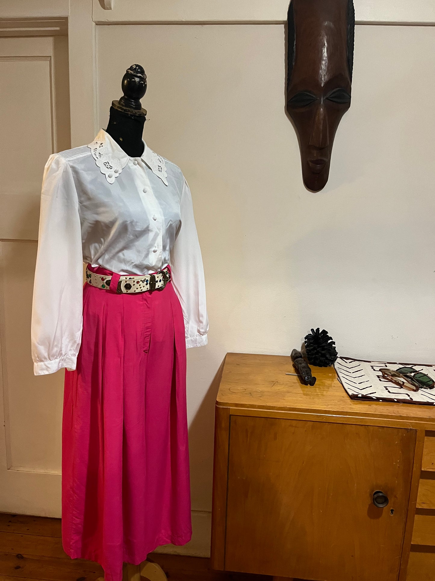 Pink Culotte Pants