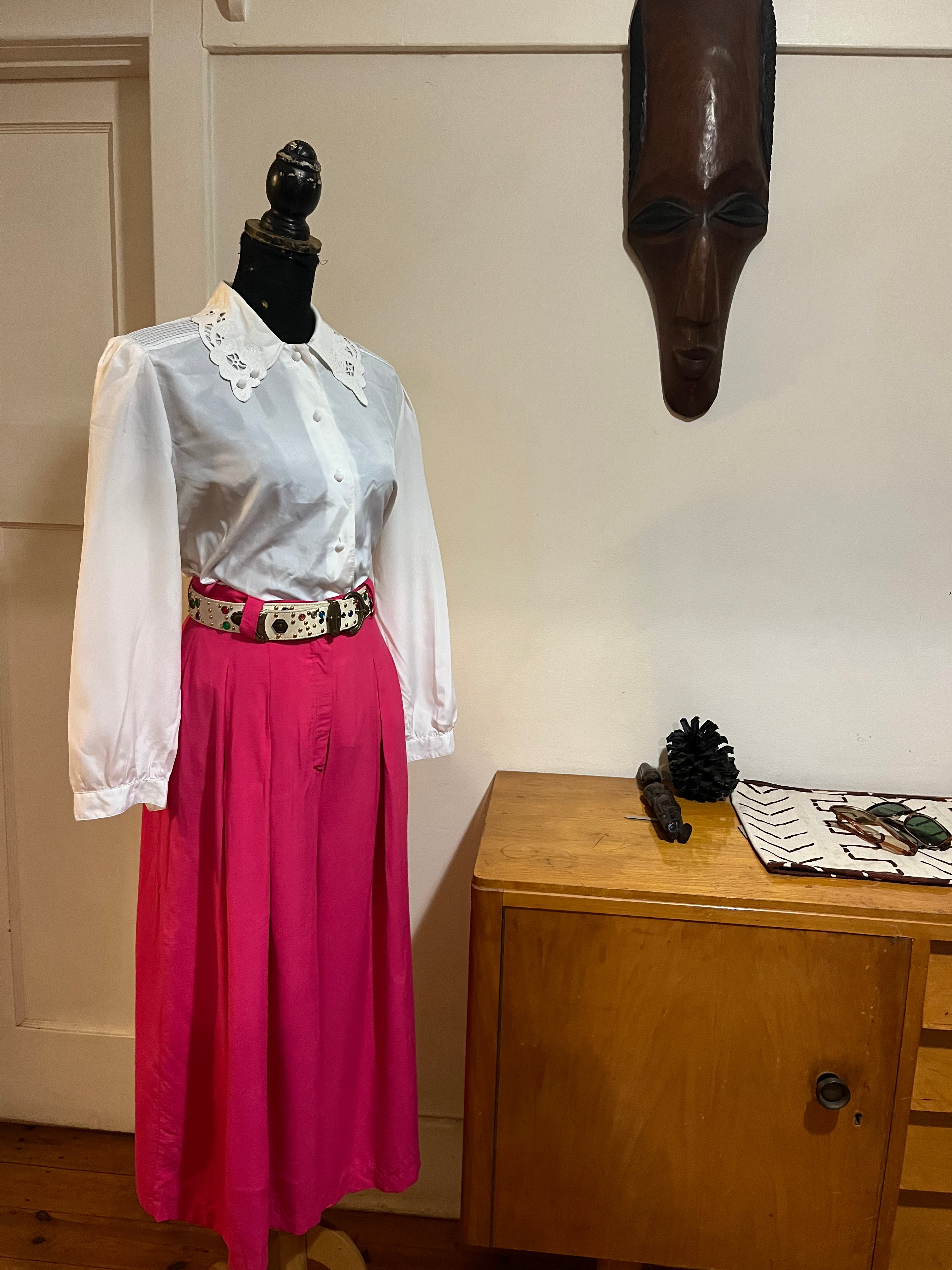Pink Culotte Pants