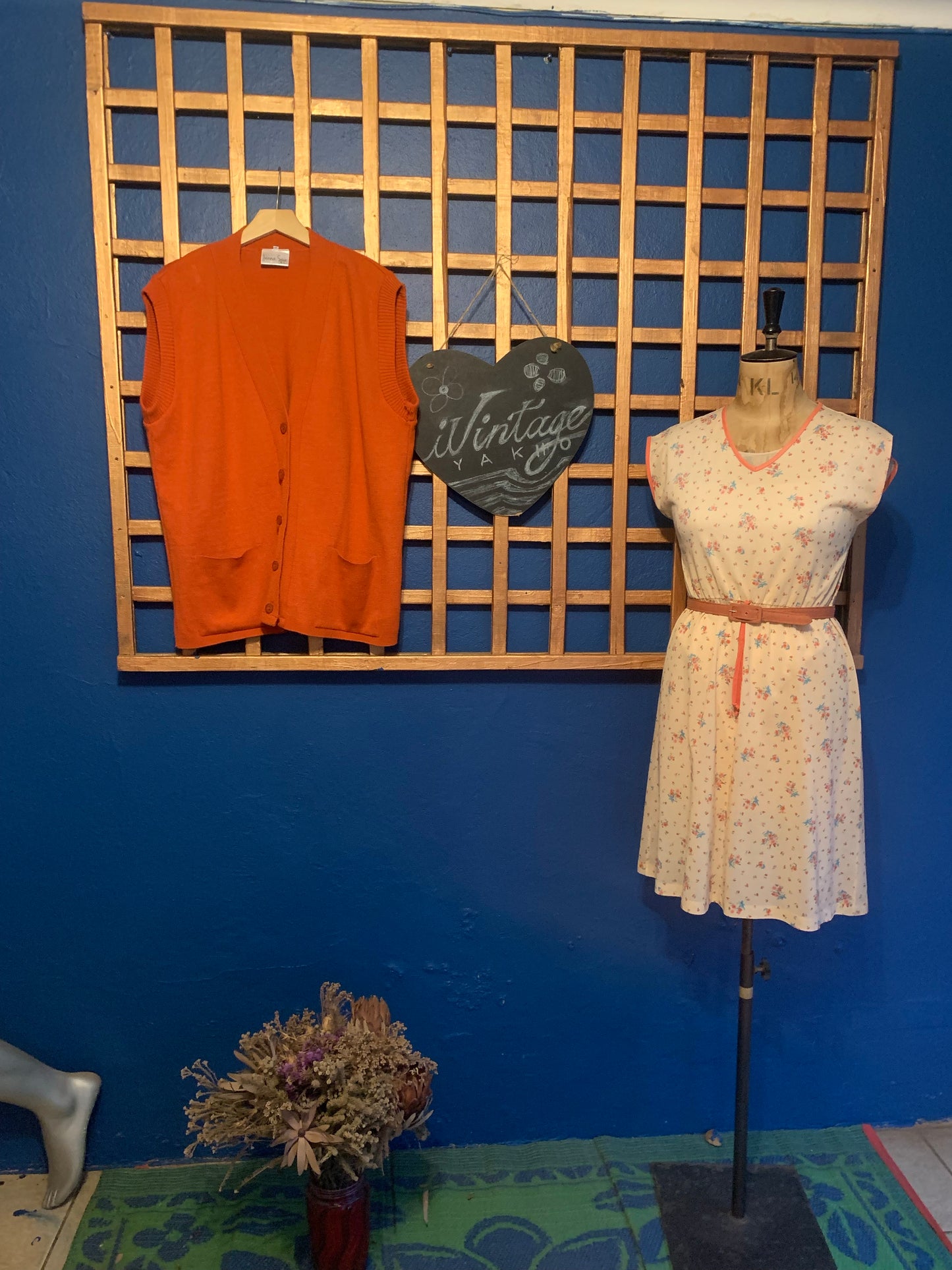 Peach Floral Summer Dress