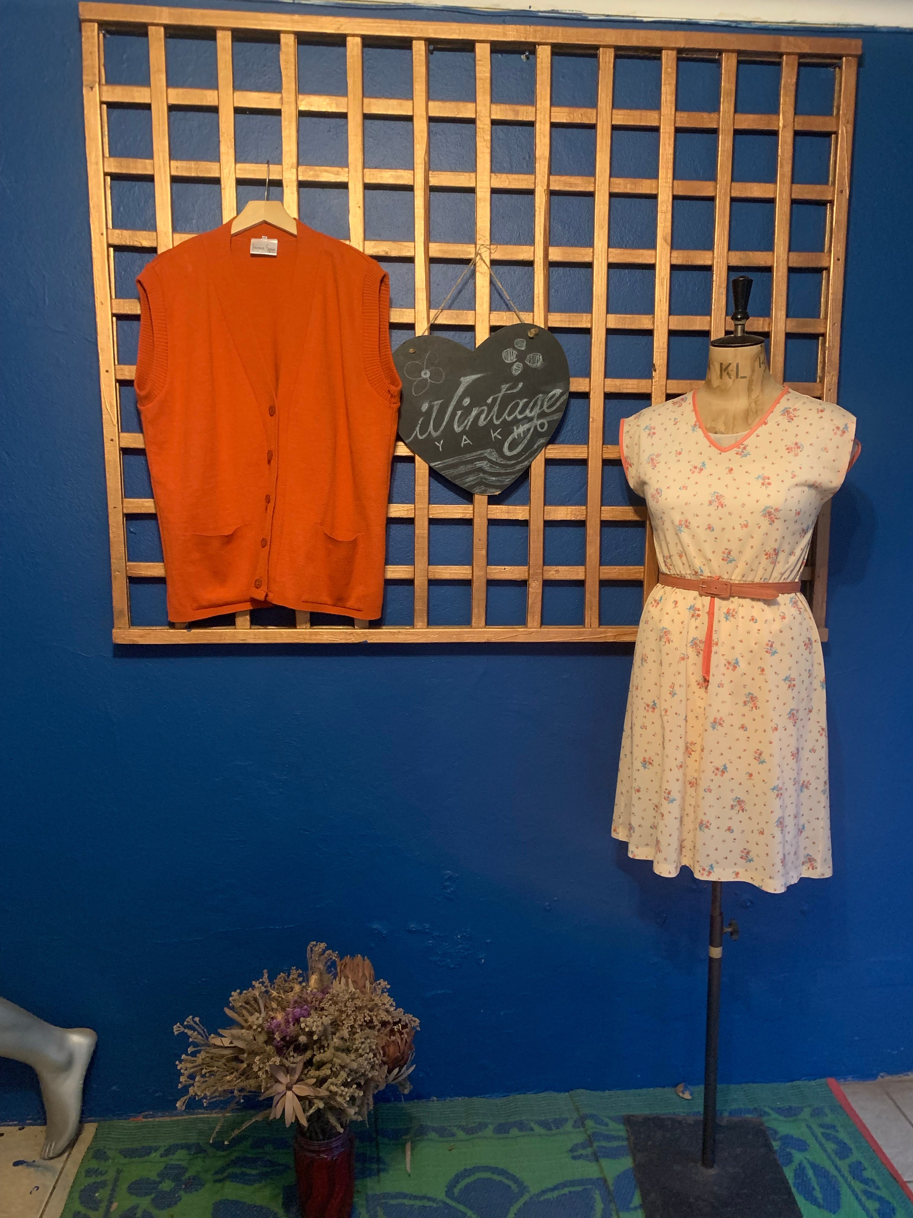 Peach Floral Summer Dress
