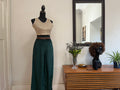 Velvet Green Palazzo Pants