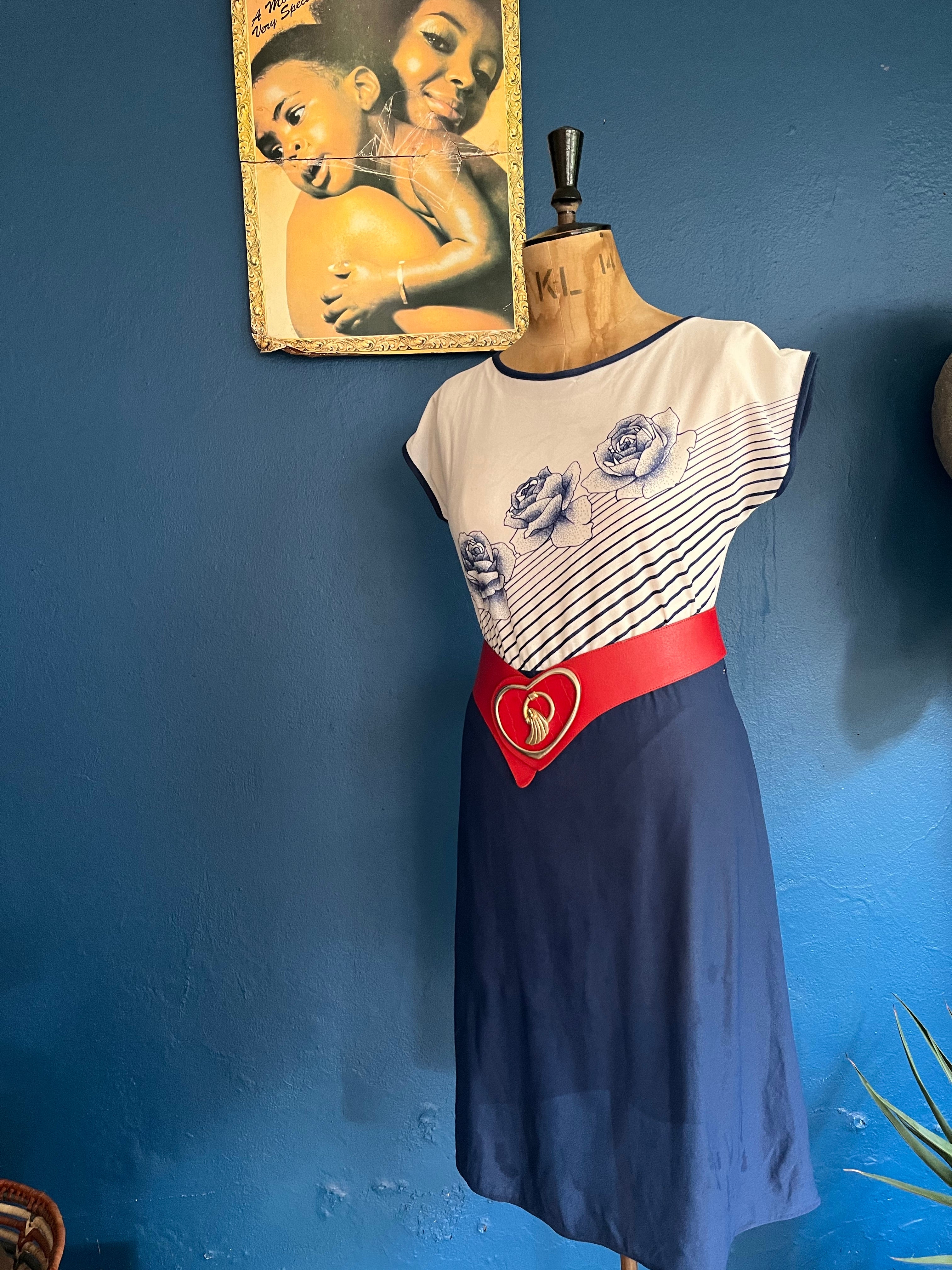Blue & White Summer Dress