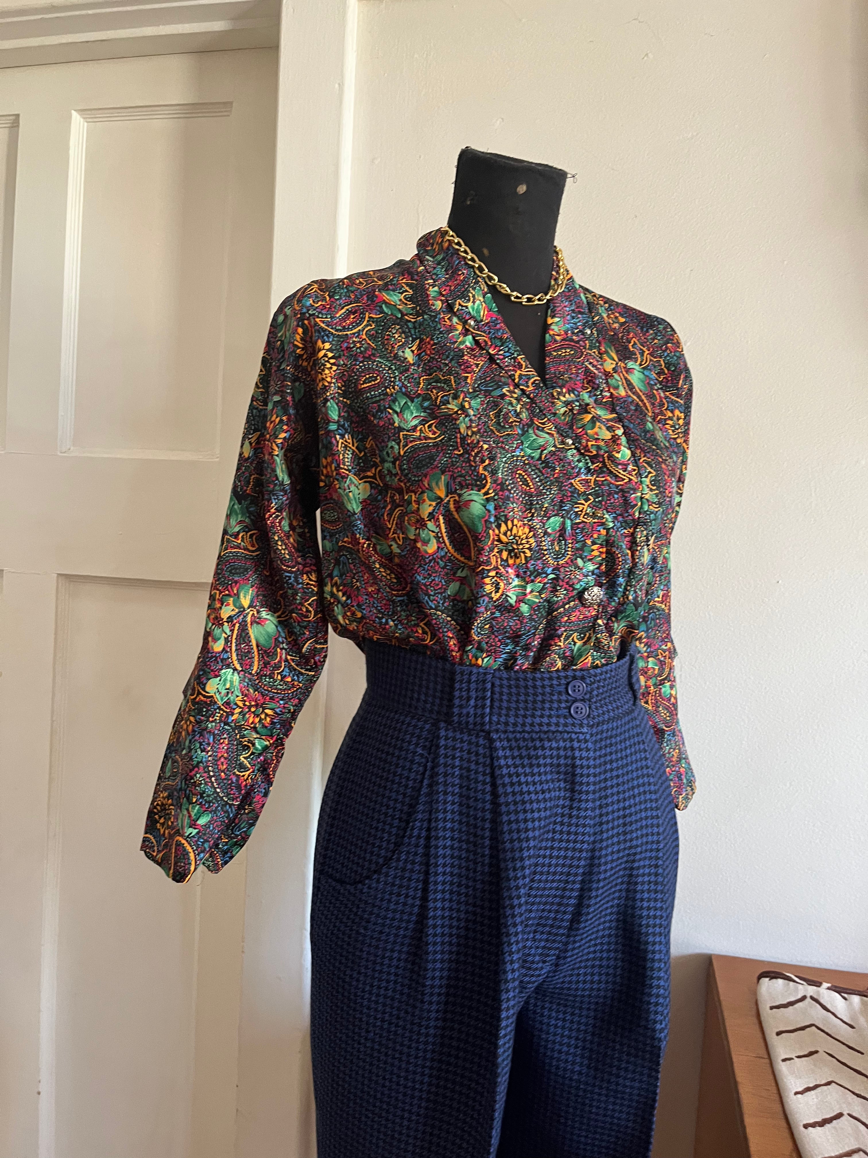 Paisley Print Blouse