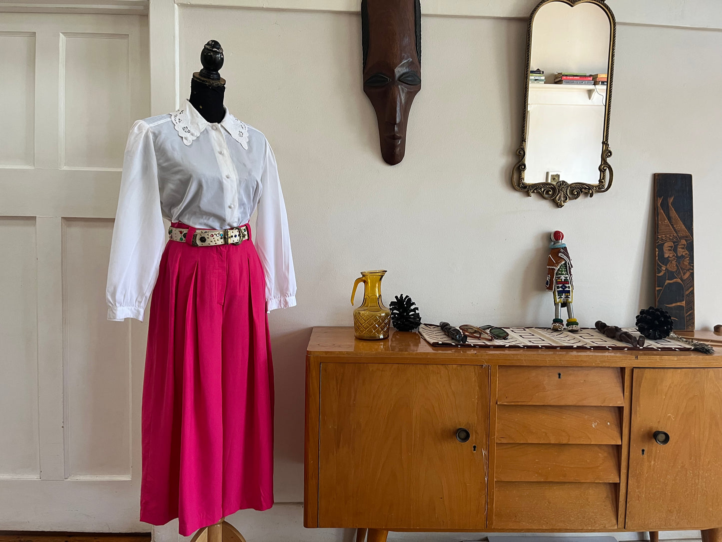 Pink Culotte Pants