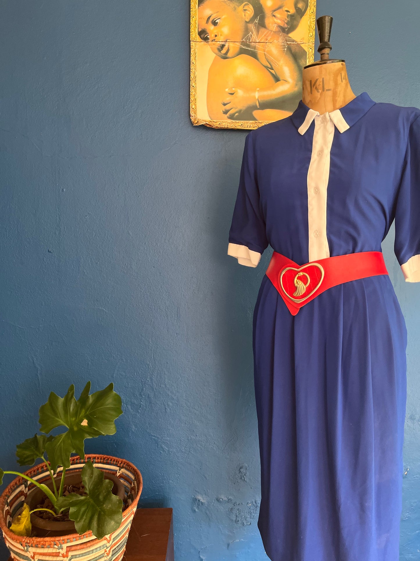 Blue Vintage Dress