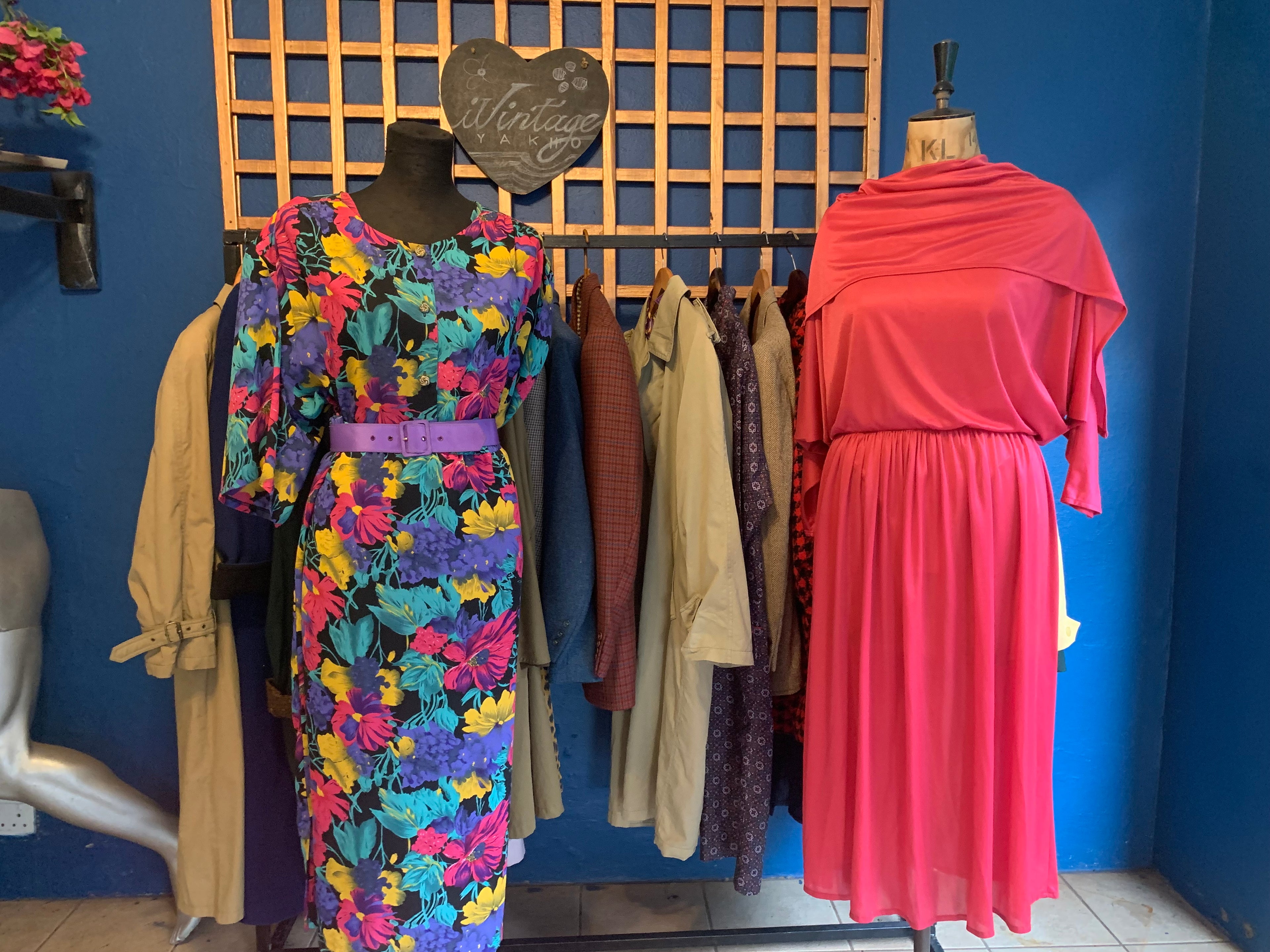 Cerise Pink Vintage Dress