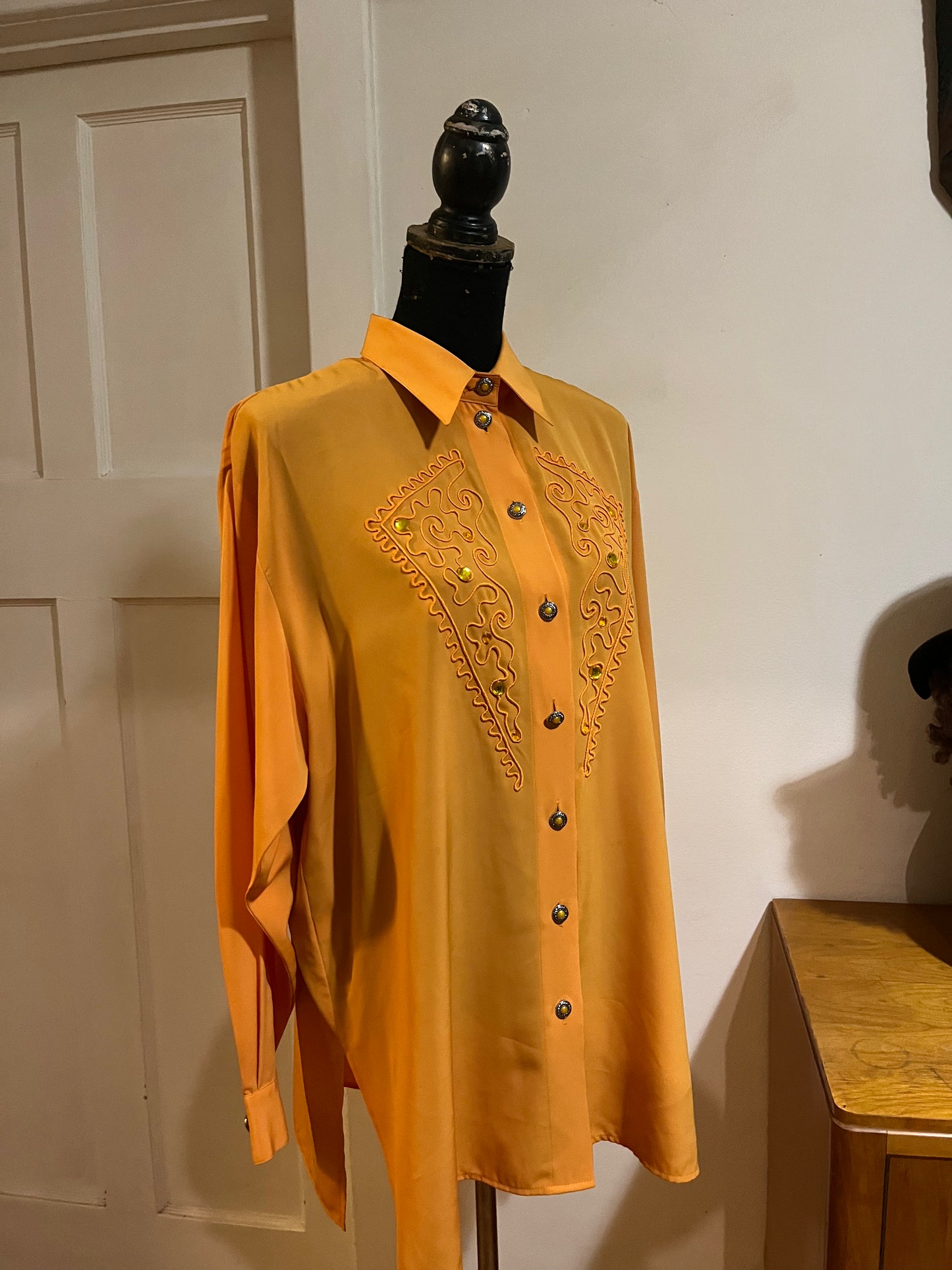 Mustard Vintage Blouse