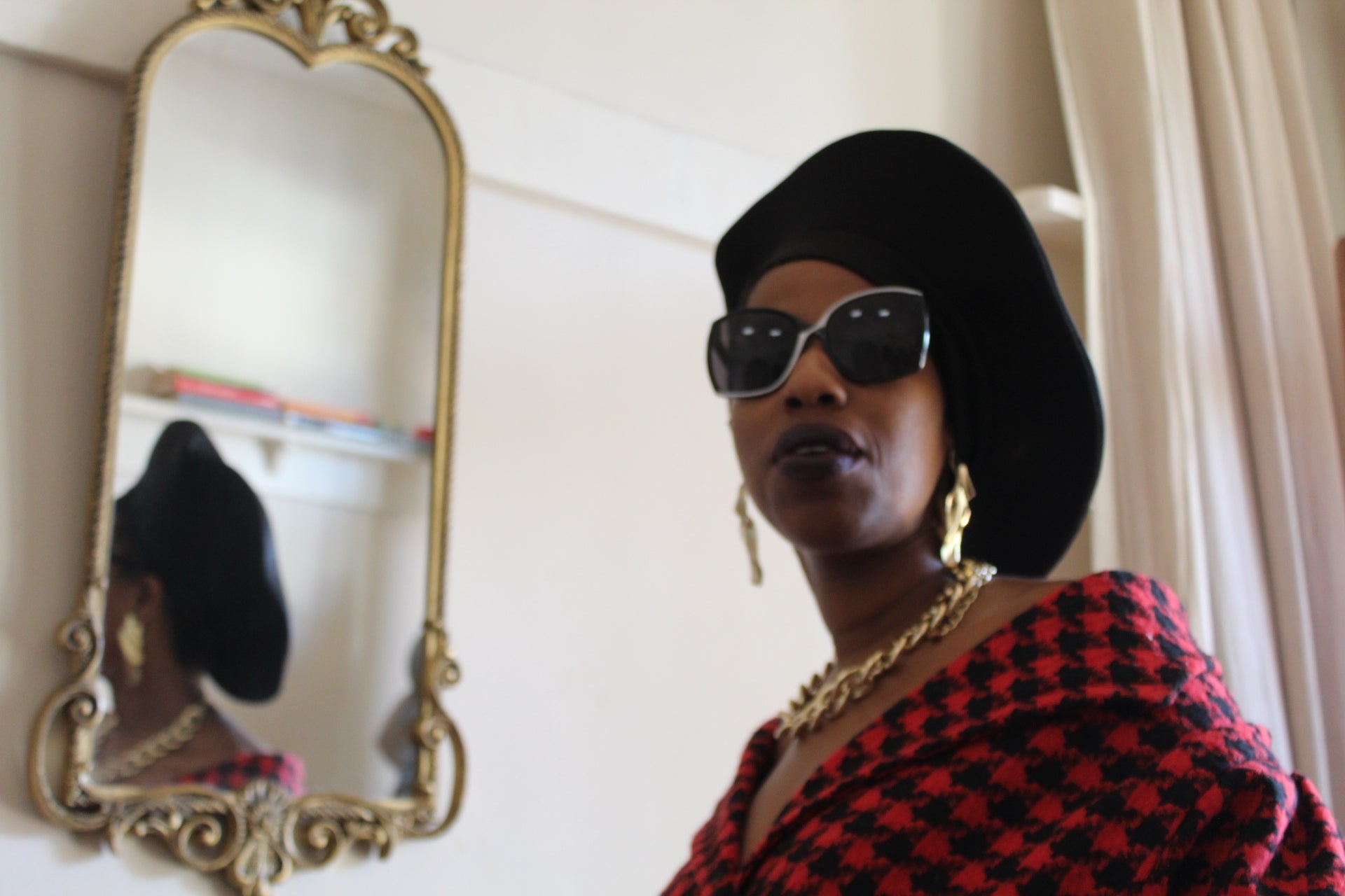 Vintage Houndstooth Vintage Coat