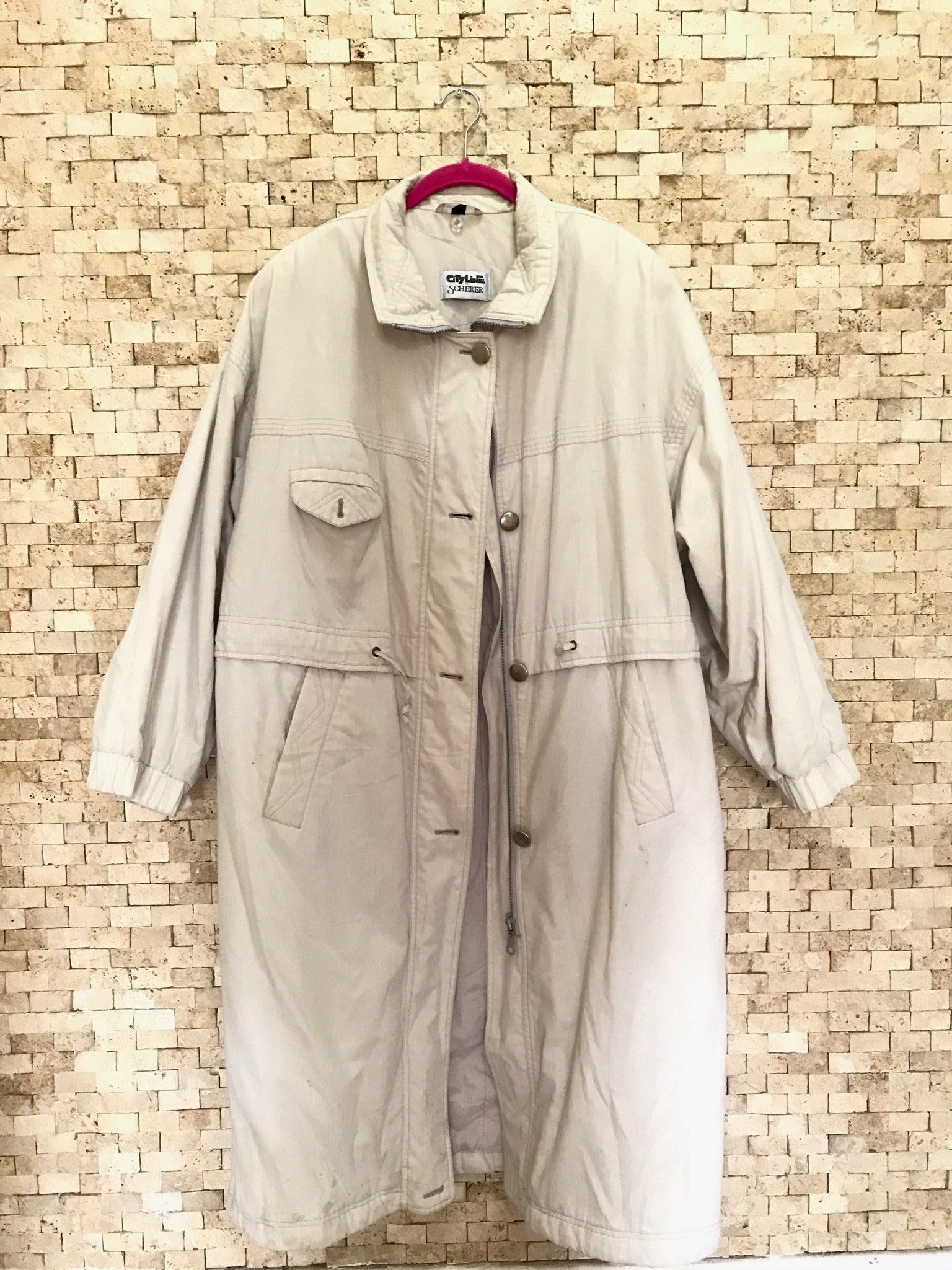 Cream Parka Jacket