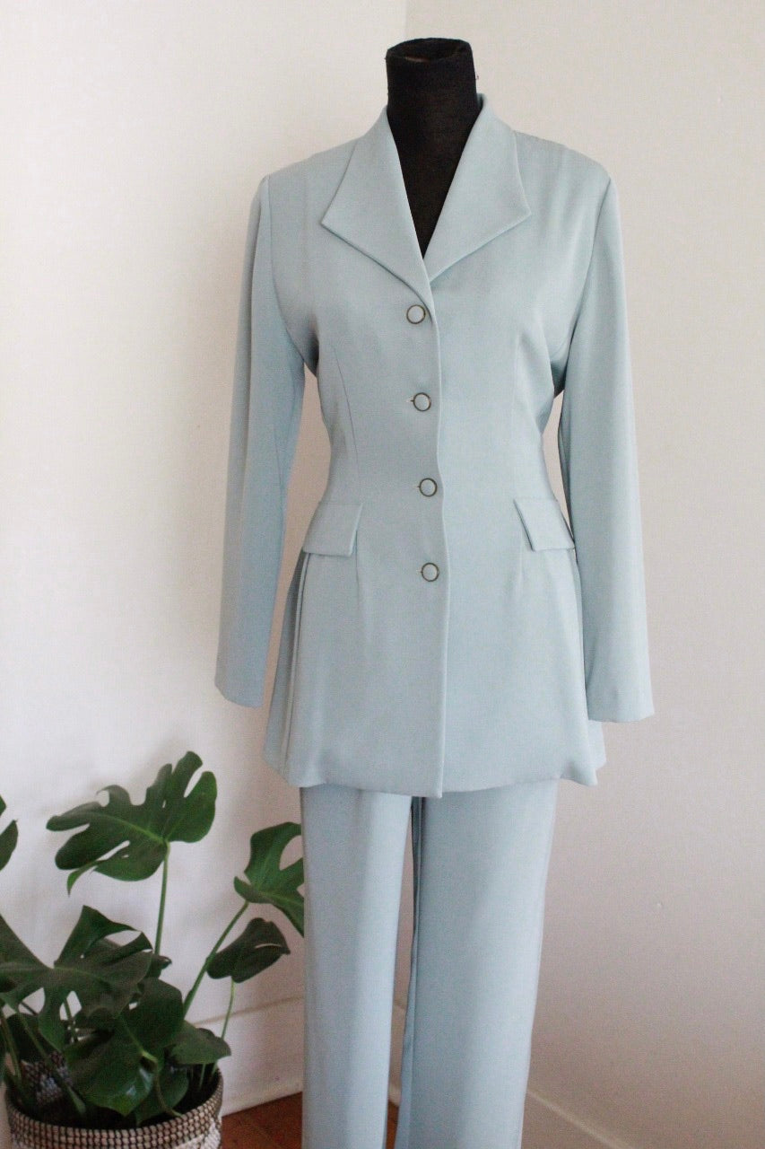 Vintage light blue suit