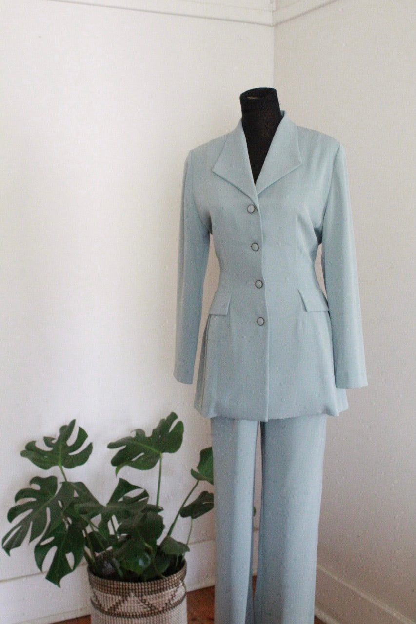 Vintage light blue suit