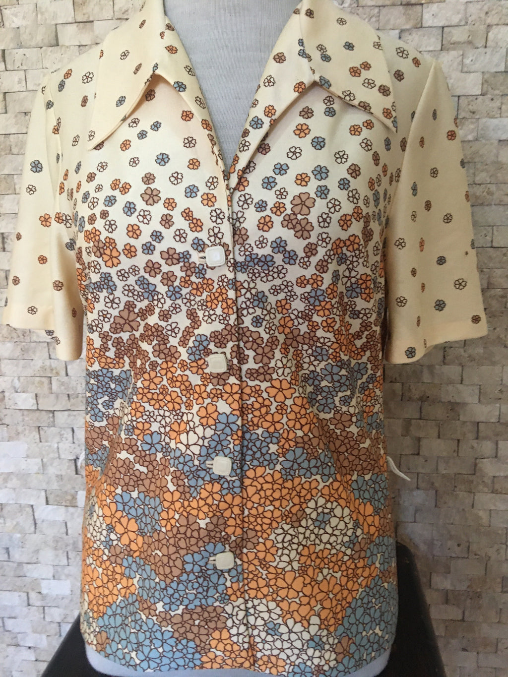 Floral Print Button-Down