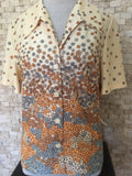 Floral Print Button-Down