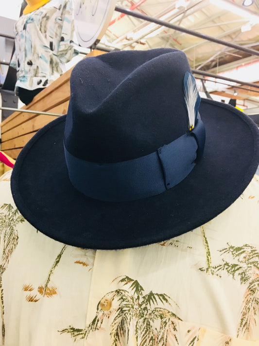 Wide Brim Fedora Hat