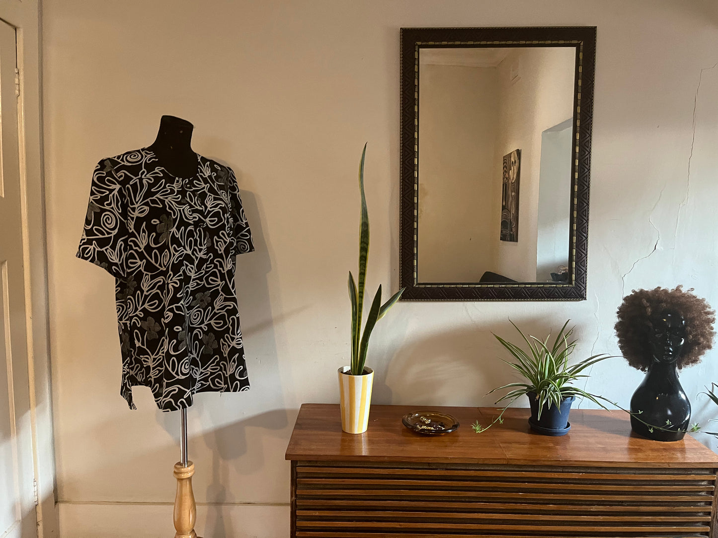 Black Short Sleeve Blouse