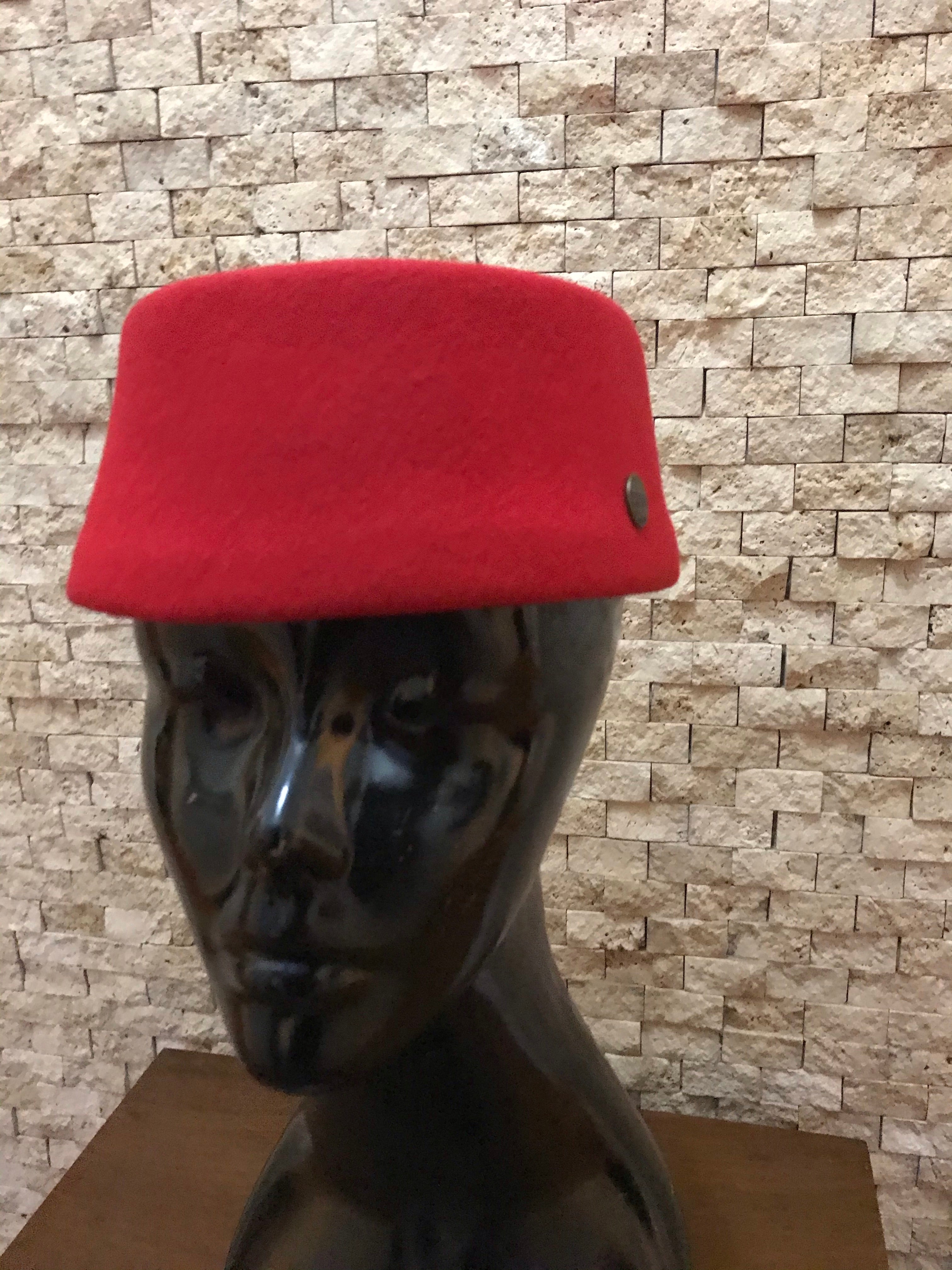 Red fez hat