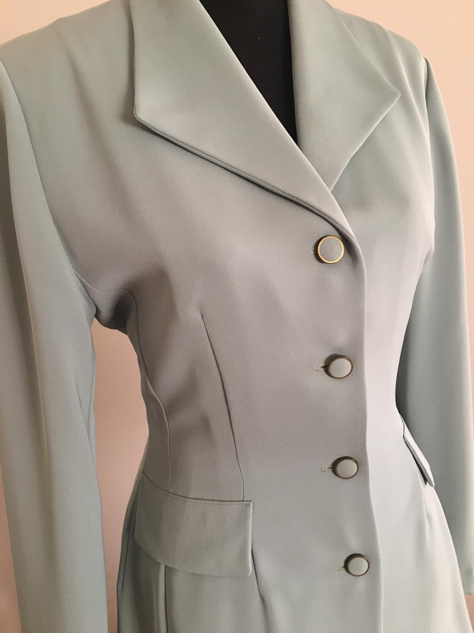 Vintage light blue suit