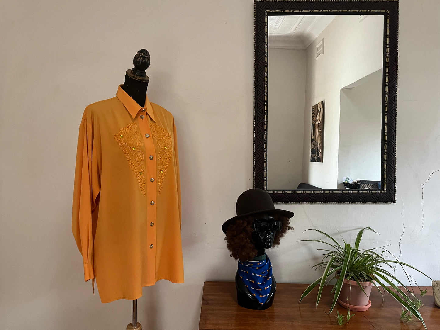 Mustard Vintage Blouse