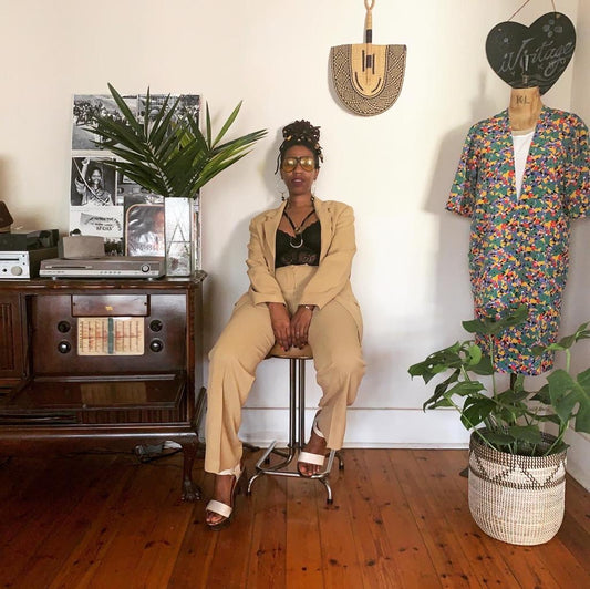 Vintage Beige Suit
